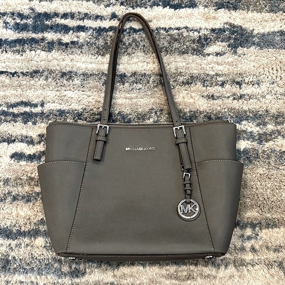 Grey Michael Kors Purse